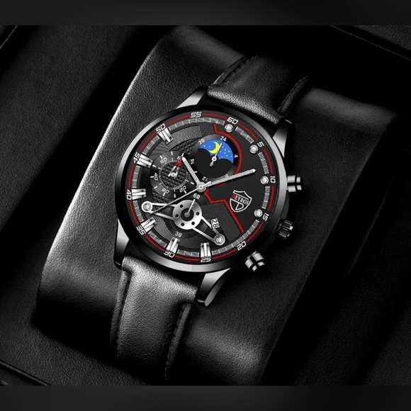 $7 BRACELET, NECKLACE AND WATCH SET. NEW. BLACK. $7 IF BUNDLED - Picture 5 of 16